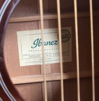 Guitarra Acústica Ibañez AVD10-BVS