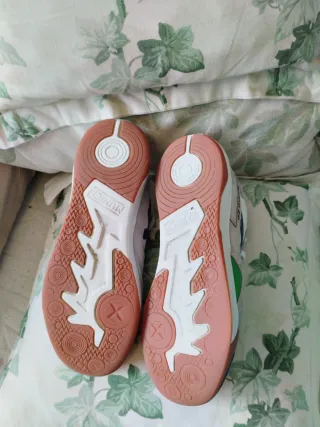 Zapatillas Munich Beige y Azul