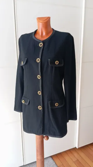 Chaqueta Vintage Años 80 Negra