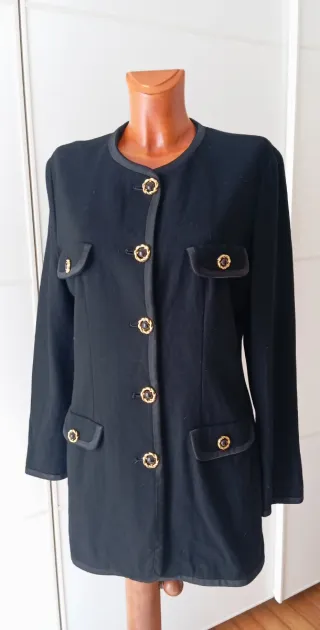 Chaqueta Vintage Años 80 Negra