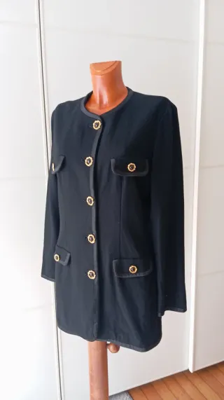 Chaqueta Vintage Años 80 Negra