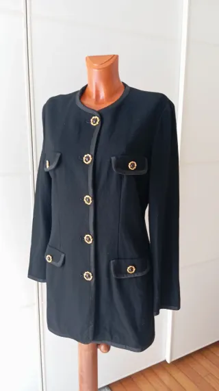 Chaqueta Vintage Años 80 Negra