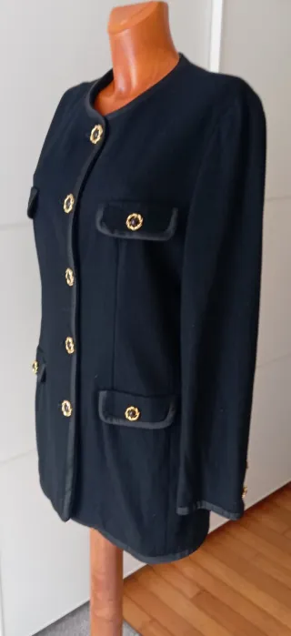 Chaqueta Vintage Años 80 Negra