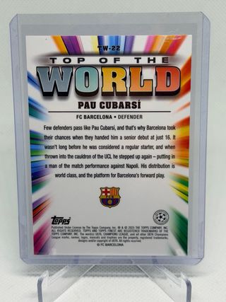 Carta Pau Cubarsí Top of the World