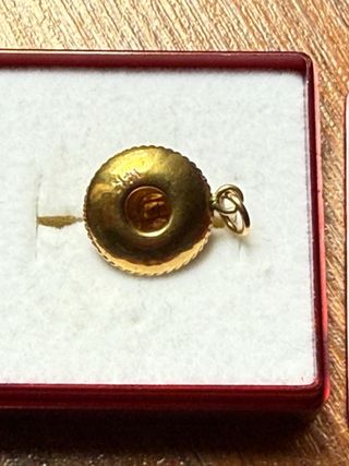 Colgante Sombrero Mexicano Oro