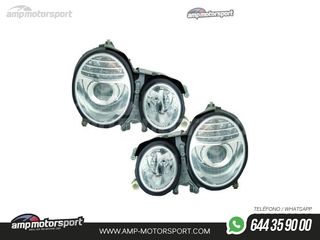 FAROS DELANTEROS LOOK W211 DESIGN PARA MERCEDES CLASE E W210
