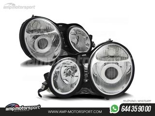 FAROS DELANTEROS LUPA PARA MERCEDES CLASE E W210