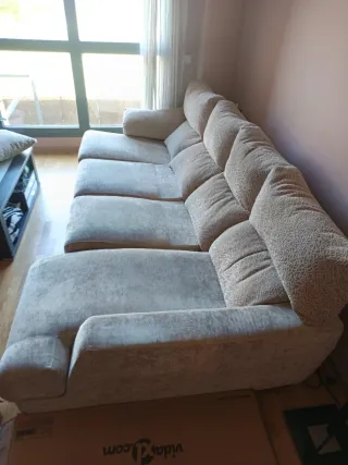 Sofá cama y chaise longue