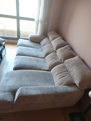 Sofá cama y chaise longue