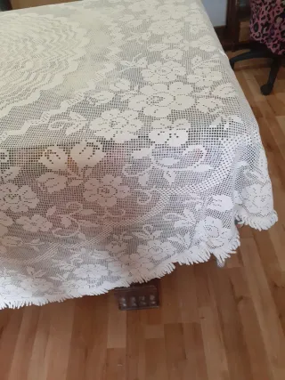 Mantel Crochet Mesa Artesanal MUY BARATA # OCASION
