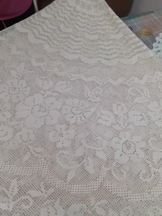 Mantel Crochet Mesa Artesanal MUY BARATA # OCASION