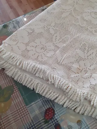 Mantel Crochet Mesa Artesanal MUY BARATA # OCASION