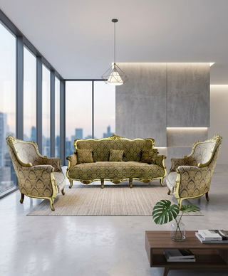 Elegante Tresillo Luis XV: Lujo Clásico