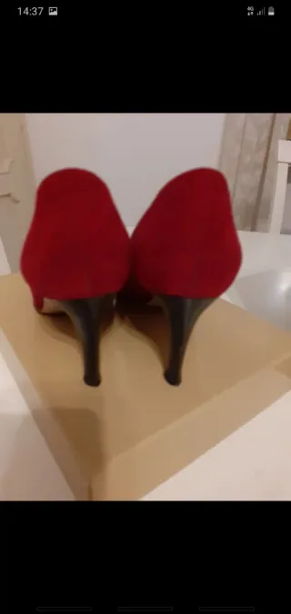 Sergio Rossi Decolté Rosse con Zip,vedi foto