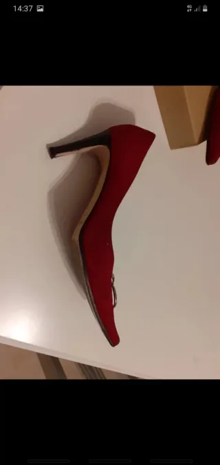 Sergio Rossi Decolté Rosse con Zip,vedi foto