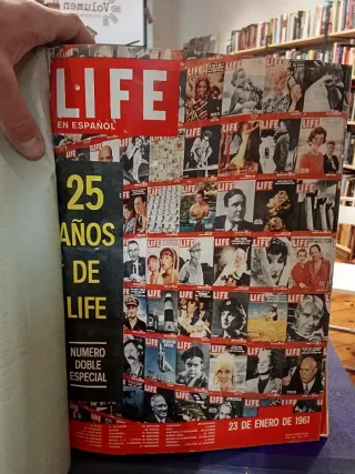 Colección Life en castellano encuadernada de 1961