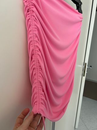 Minigonna rosa Zara taglia M