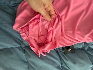 Minigonna rosa Zara taglia M