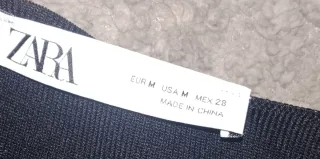 Vestido Zara Negro Manga Transparente