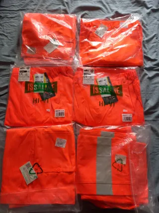 Lotto pantaloni da lavoro arancioni