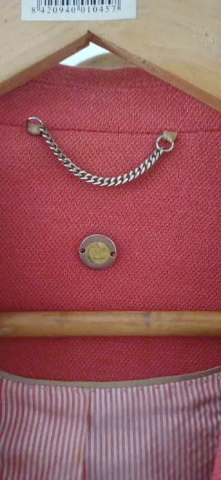 Americana Massimo Dutti Roja Talla S color coral