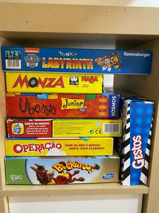 Lote de 7 juegos de mesa infantiles