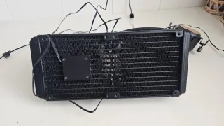Sistema refrigeración líquida doble ventilador