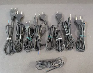 Lote Cables Alimentación Enchufe Europeo