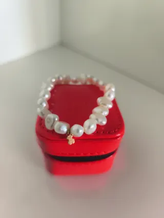 Pulsera Perlas-Oro TOUS
