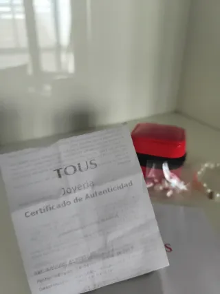 Pulsera Perlas-Oro TOUS