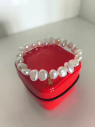Pulsera Perlas-Oro TOUS