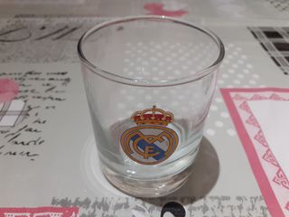 Vaso vidrio vino oficial Real Madrid