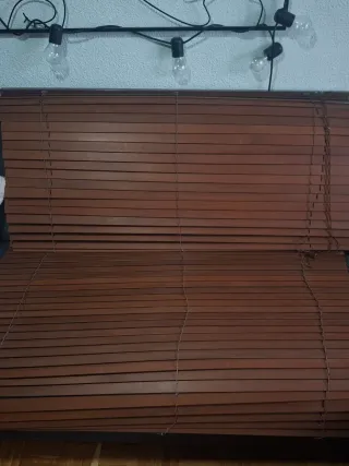 Persiana veneciana Ikea Madera 120x155cm Marrón