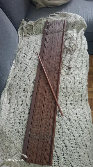 Persiana veneciana Ikea Madera 120x155cm Marrón