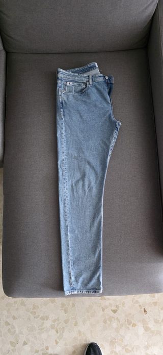 Pantalón vaquero Calvin Klein Hombre Azul