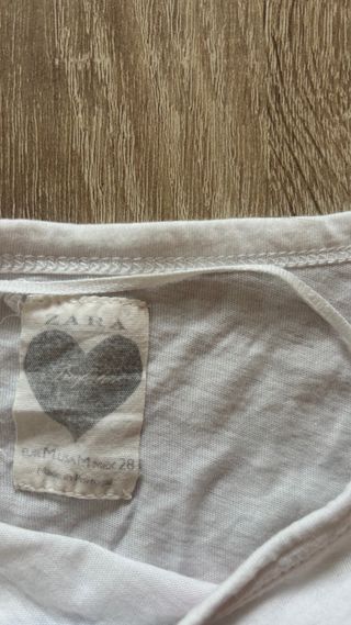 Camiseta Zara Calavera Multicolor