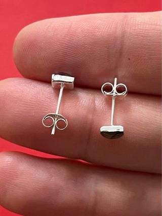 Elegantes Pendientes Cuadrado Avalon Plata 925