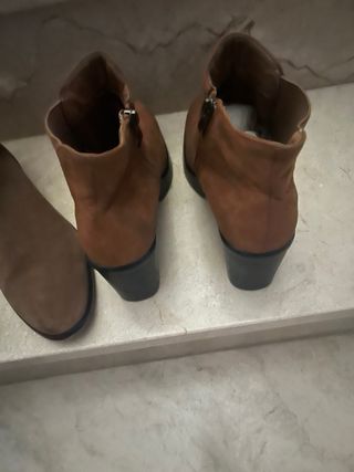 Botas de ante marrones