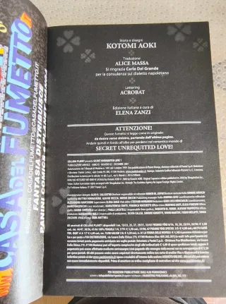 Manga Secret Unrequited Love 1/12 completa