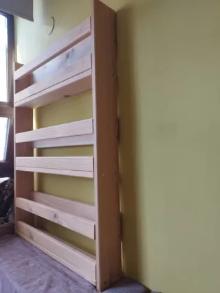 Estantería madera 3 baldas