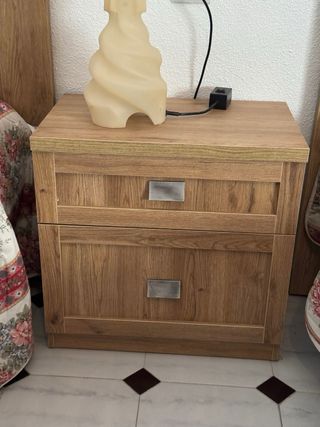 2 Cabeceros 90cm + Mesilla Madera