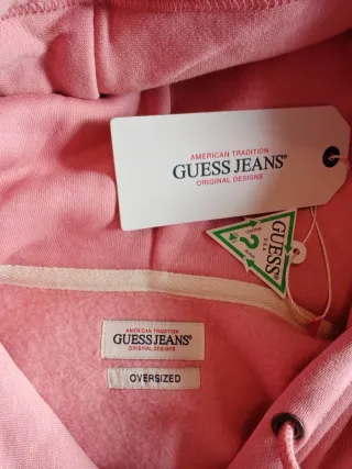 Sudadera Guess Jeans Rosa