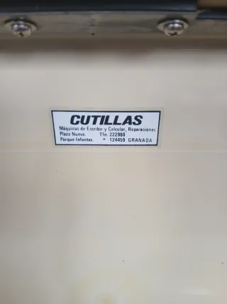 Máquina de escribir clásica