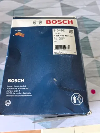 Filtro Aire Bosch S 0492