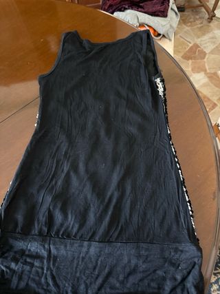 Vestitino Kivuli paillettes nero/argento