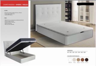 CANAPÉ DE MADERA REFORZADO - ¡Directo de Fábrica!