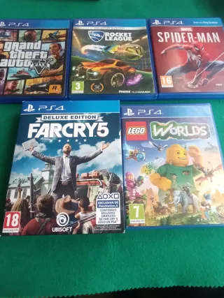 5 juegos ps4 en perfecto estado