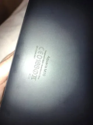 OFERTA Tablet Negra Aquaris M10