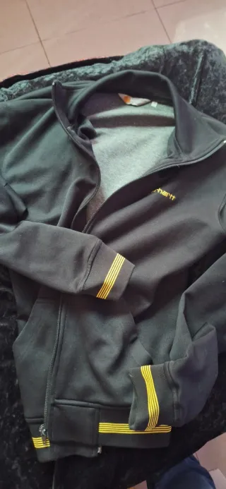 Chaqueta Carhartt Negra y Gris Retro