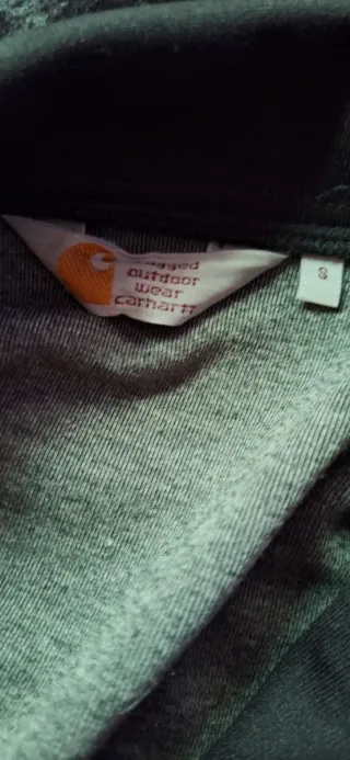 Chaqueta Carhartt Negra y Gris Retro